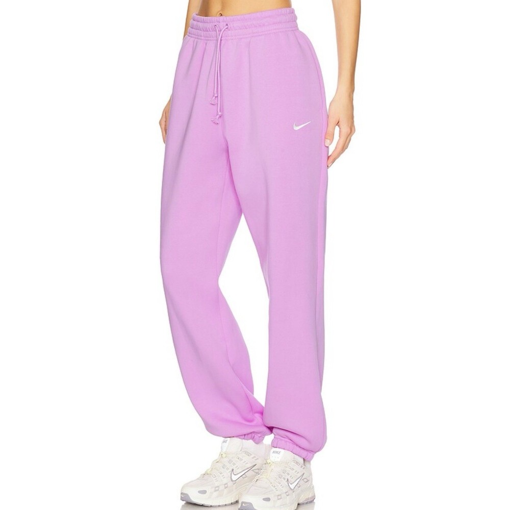 Nike Sportswear Phoenix Fleece High Waisted Oversized Sweatpants Lavender Size M